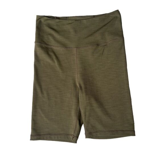 Marine Layer Studio Bike Shorts in Olive S - Picture 3 of 5